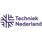 Techniek Nederland logo, symboliseert de verbondenheid van Esveld Installatie met de toonaangevende brancheorganisatie voor technische dienstverleners.