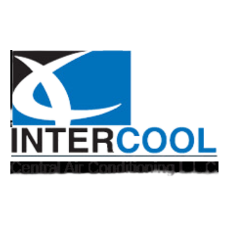 "Intercool logo, vertegenwoordigt hoogwaardige koeltechnologieën gebruikt door Esveld Installatie."