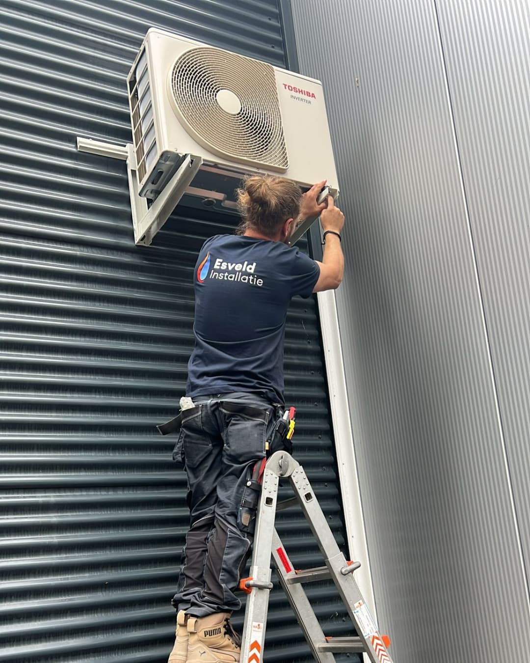 Clint in werking airco Clint in werking airco