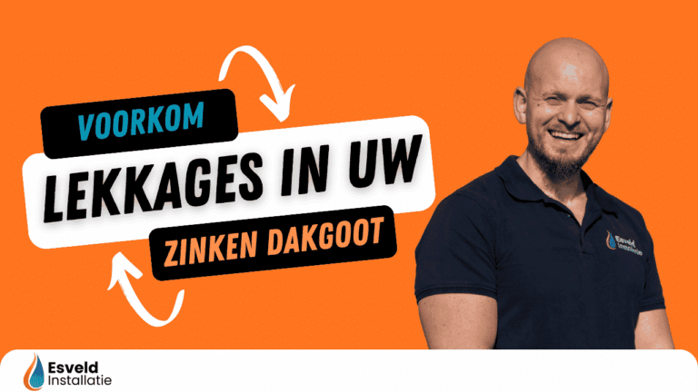 Lekkage zinken dakgoot repareren en kapotte soldeernaden herstellen door een professionele zink installateur.