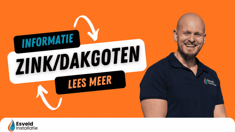 Installateur van Esveld Installatie geeft informatie over vakkundig zinkwerk en het plaatsen of repareren van zinken dakgoten.